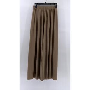 UNBRANDED Women's Tan Pleated Pants SZ S